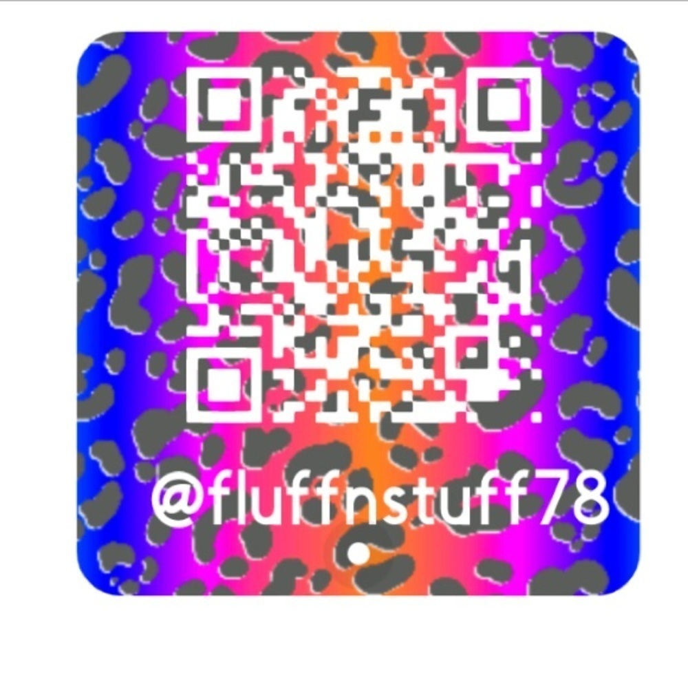 Custom 100 Count Blue Outside Multi Color Hand Made Qr stickers